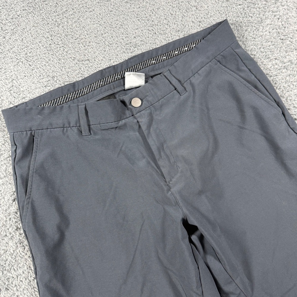 Primo Golf Joggers Mens 35 Regular Gray Tapered Ankle Zip Performance Pants
